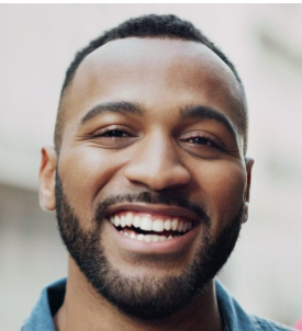 A person smiling